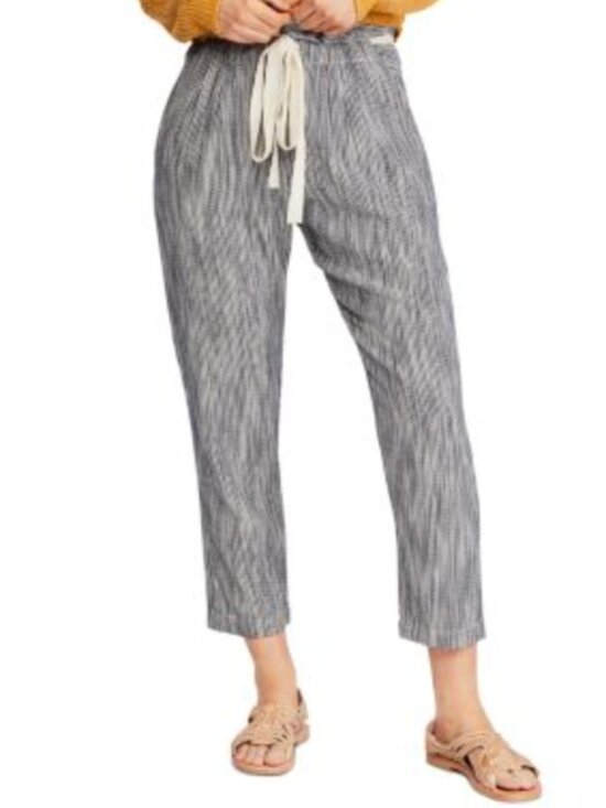 Free People Pants - Free People Light at Sunrise Indigo Blue Crop Pants - Size 6